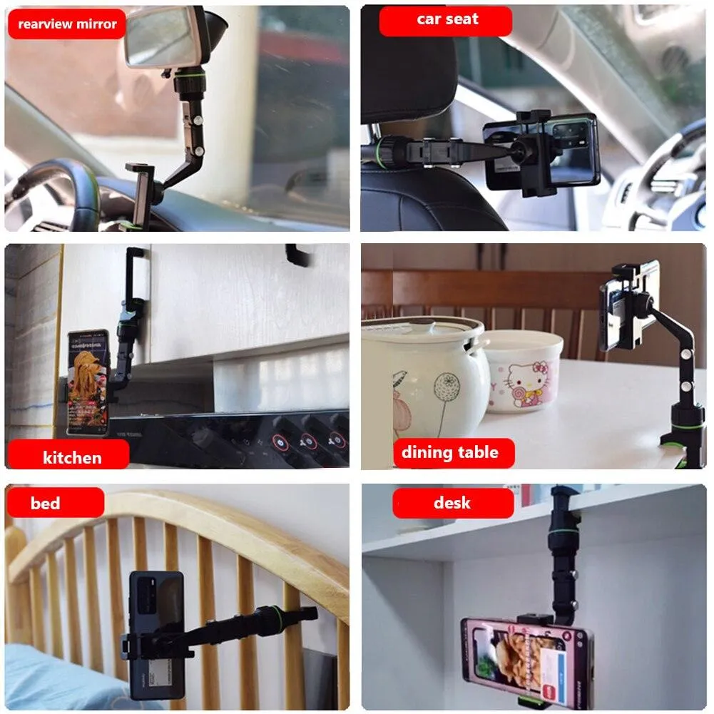 1080 Rotation Car Phone Holder Clip