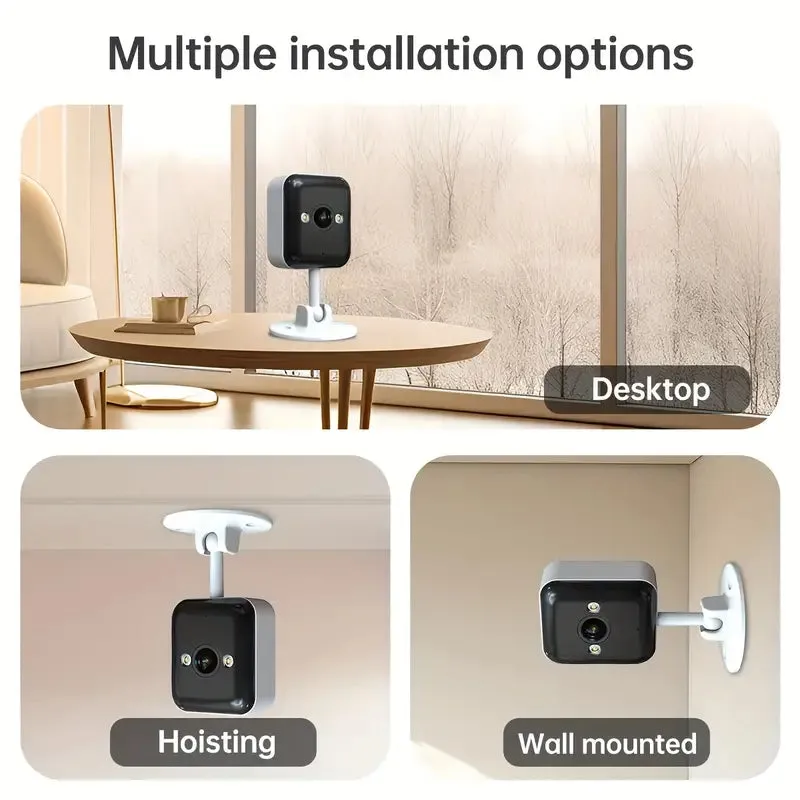 1080P FHD Wireless Surveillance Camera Pro - Full-Color Night Vision, Two-Way Voice Call, Motion Detection