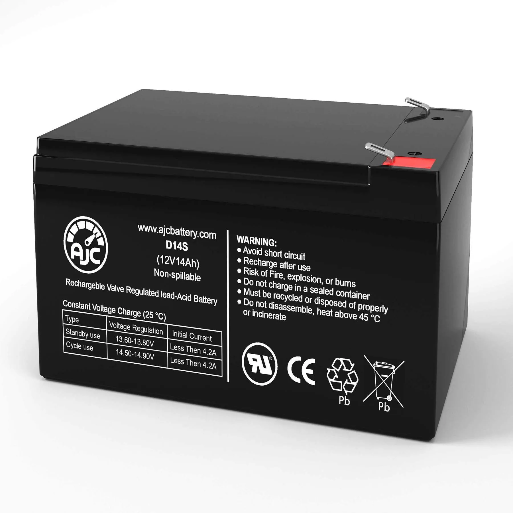 12V 14Ah Replacement Battery For Ride-On Car