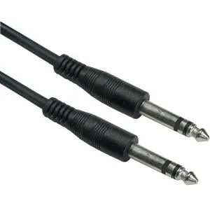 15Ft 1/4" Stereo Male/Male cable