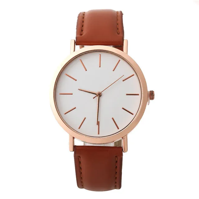 2019 Luxury Brand Women Watch Ultra Thin Leather Band Quartz Watch Fashion Lovers Wristwatch Ladies Watches Zegarek Damski A4