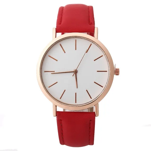 2019 Luxury Brand Women Watch Ultra Thin Leather Band Quartz Watch Fashion Lovers Wristwatch Ladies Watches Zegarek Damski A4