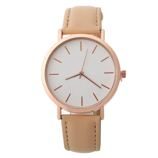 2019 Luxury Brand Women Watch Ultra Thin Leather Band Quartz Watch Fashion Lovers Wristwatch Ladies Watches Zegarek Damski A4