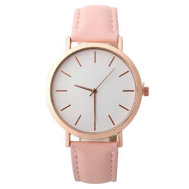 2019 Luxury Brand Women Watch Ultra Thin Leather Band Quartz Watch Fashion Lovers Wristwatch Ladies Watches Zegarek Damski A4