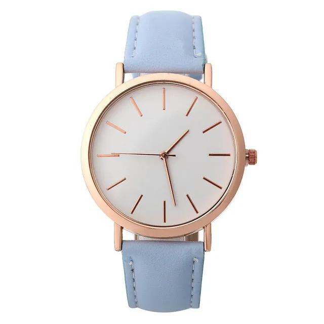 2019 Luxury Brand Women Watch Ultra Thin Leather Band Quartz Watch Fashion Lovers Wristwatch Ladies Watches Zegarek Damski A4