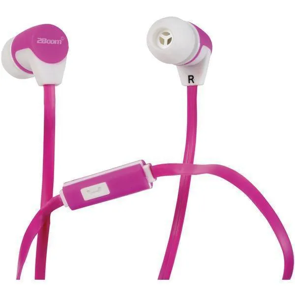 2BOOM EPM480P EPM480 Next Pod Stereo Headphones (Pink)