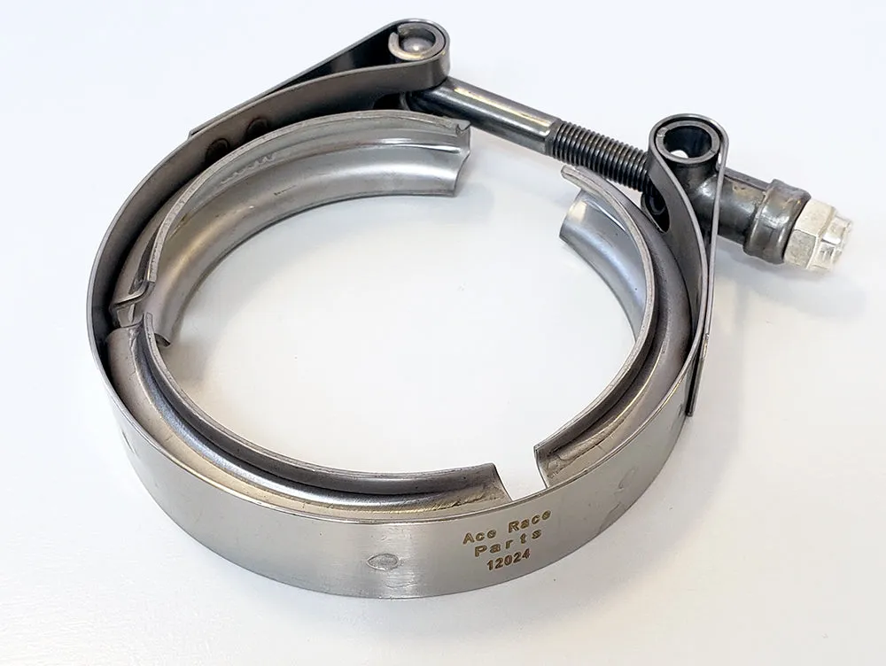 3.000" V-Band Clamp (for 3.750" OD Aluminum and Stainless Flanges) - 304 Stainless