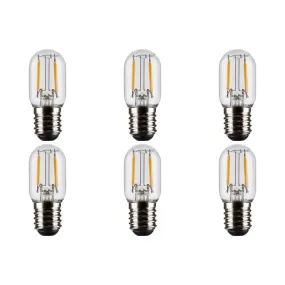 3W T6.5 LED - Clear - Intermediate base - 90 CRI - 3000K - 6-Pack