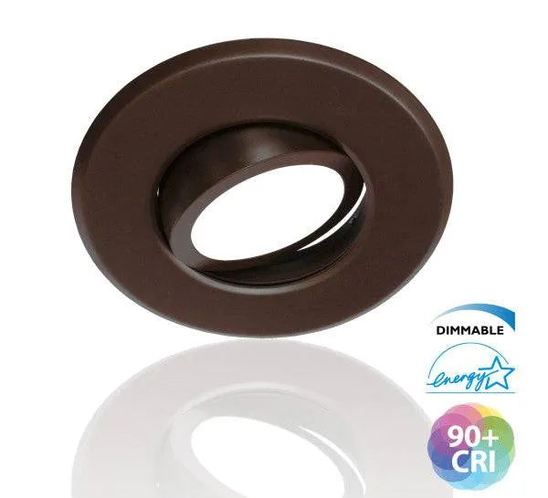 5/6 in. LED Gimbal Downlight Retrofit Kit, 2700K Oil-Rubbed Bronze