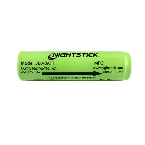 560-BATT: Rechargeable Li-ion Battery - Select Nightstick TAC/USB Series