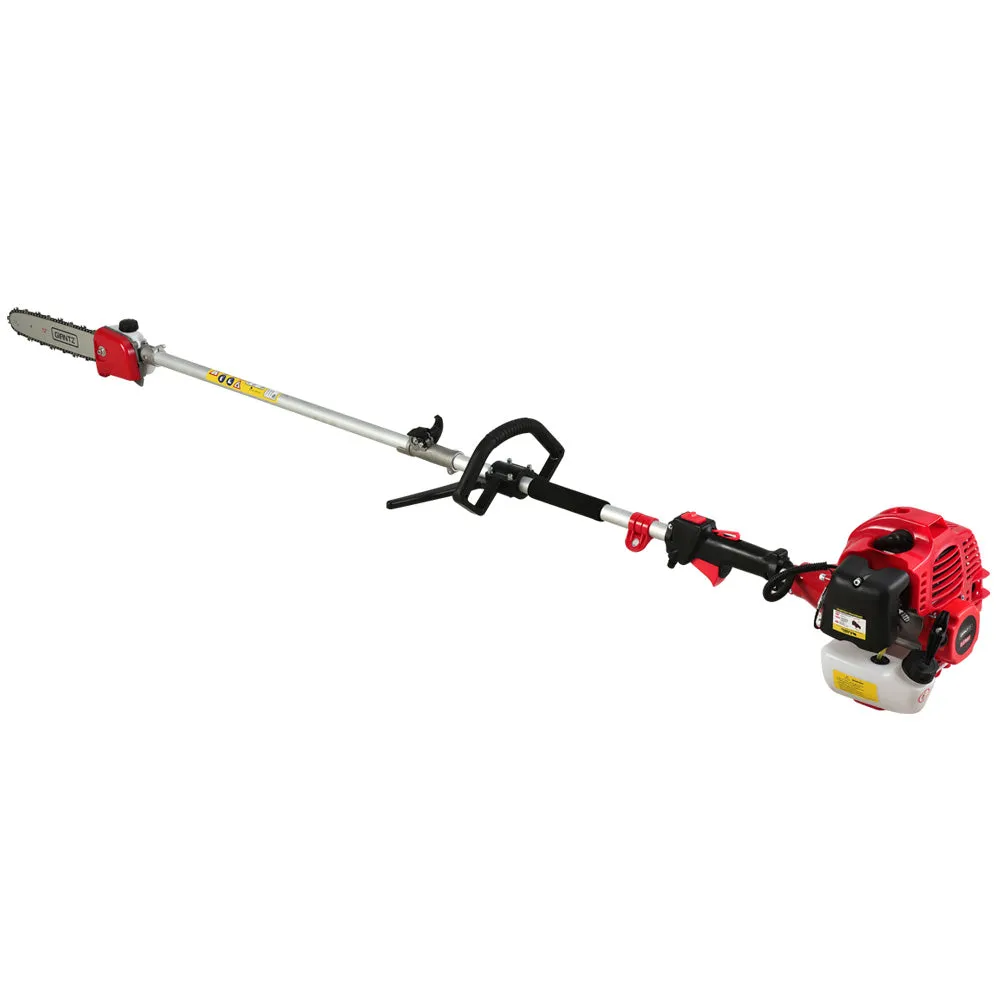 65CC Petrol Pole Chainsaw 12" w/ Extensions – Giantz