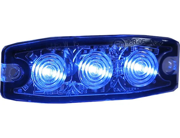 8892234 - ULTRA THIN 3.5 INCH BLUE LED STROBE LIGHT