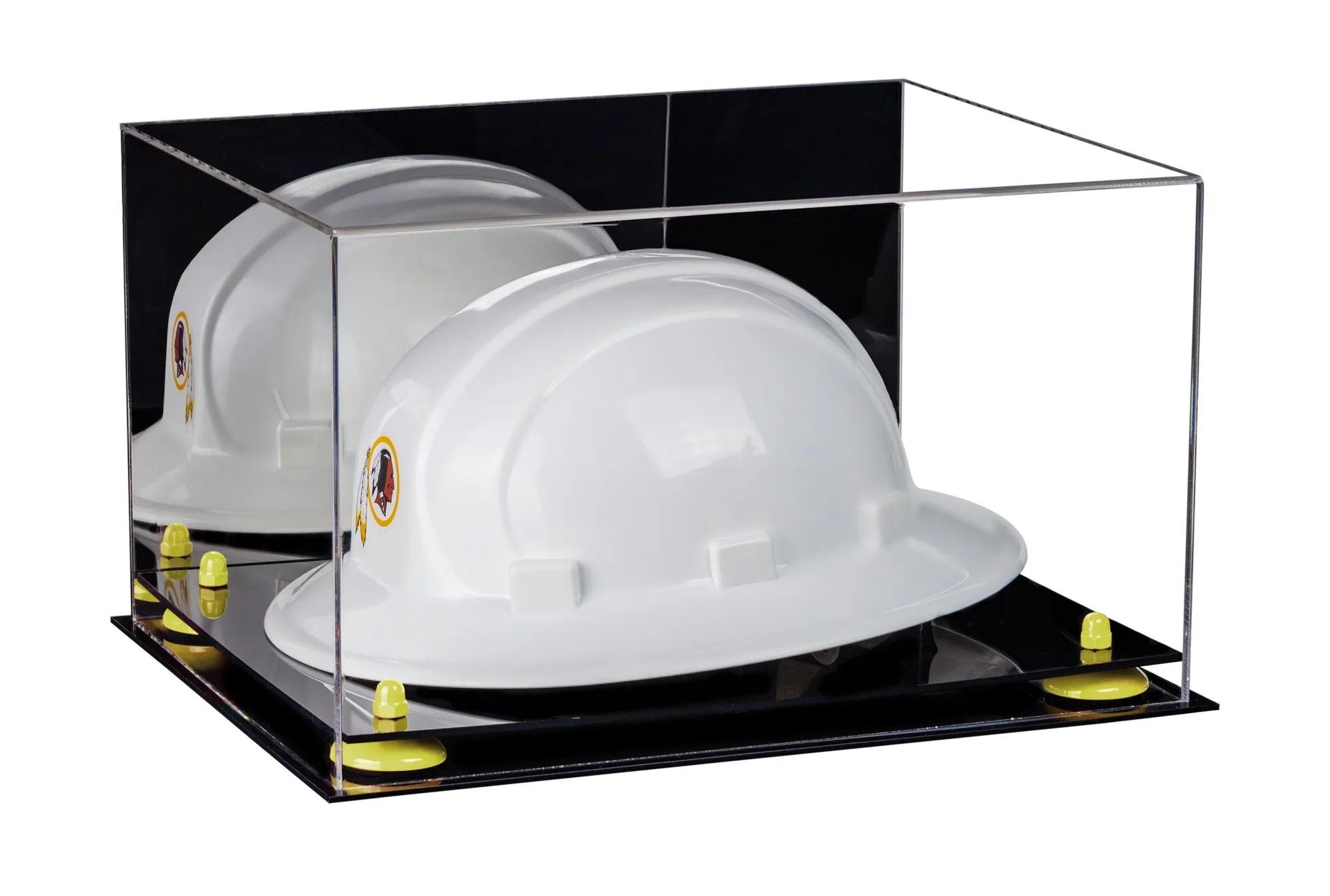 Acrylic Large Helmet - Large Safety Helmet Display Case - Mirror (V13/A082)