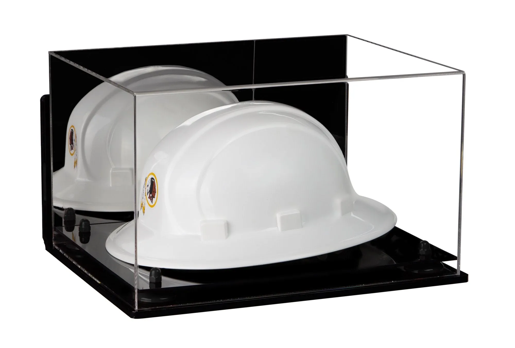 Acrylic Large Helmet - Large Safety Helmet Display Case - Mirror (V13/A082)