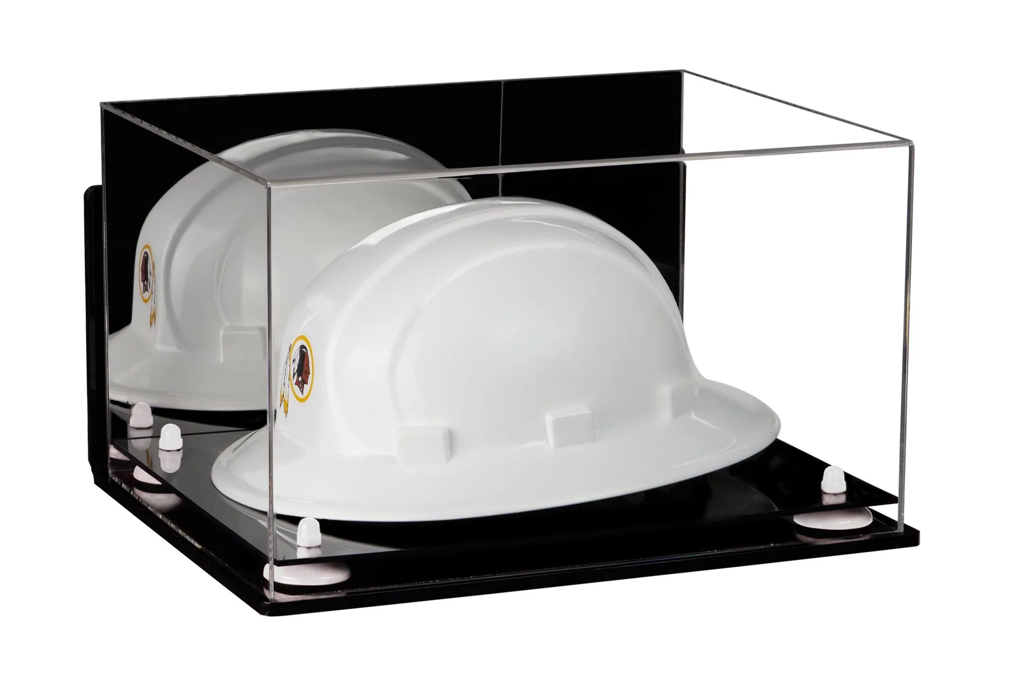 Acrylic Large Helmet - Large Safety Helmet Display Case - Mirror (V13/A082)