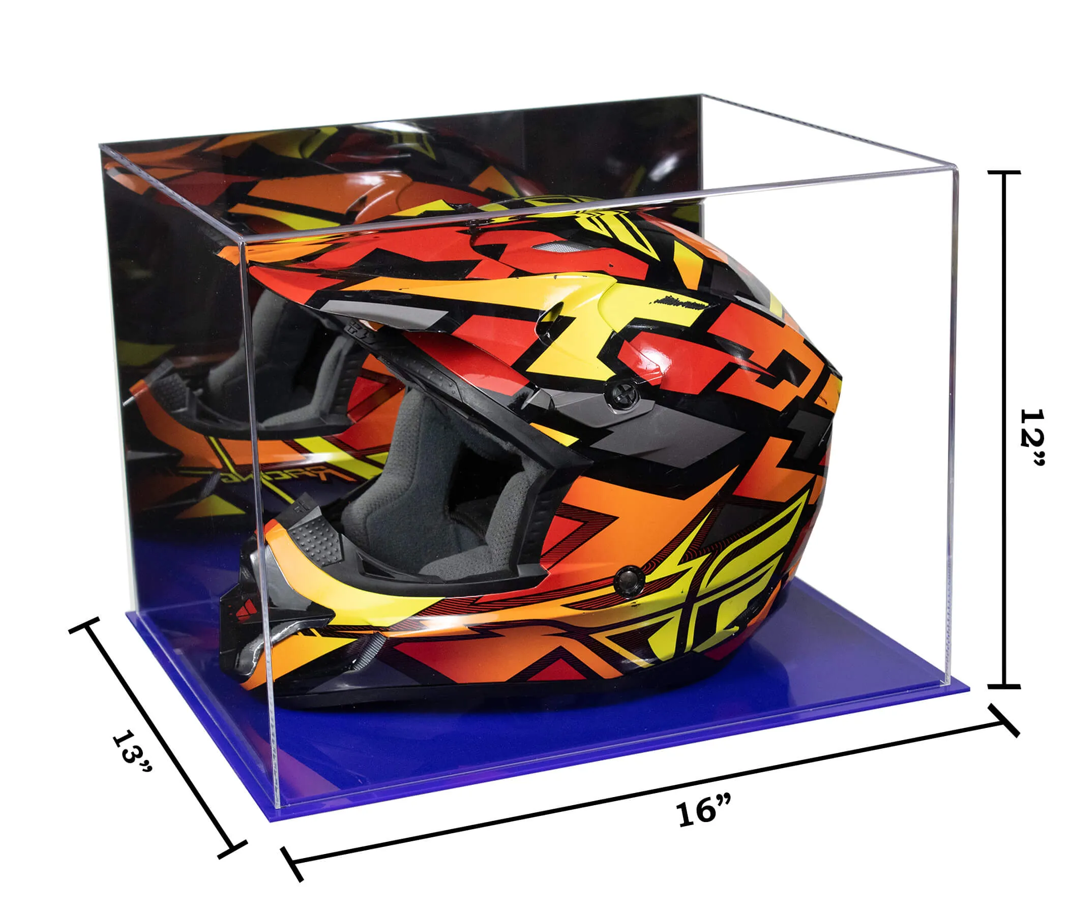 Acrylic Motorcycle Helmet Display Case Helmet Display Case - Mirror (A024-B/V61B)