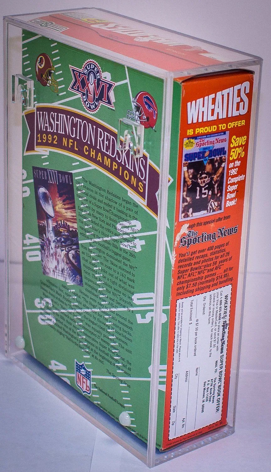 Acrylic Wheaties Cereal Box Display Case (A020/BK05)