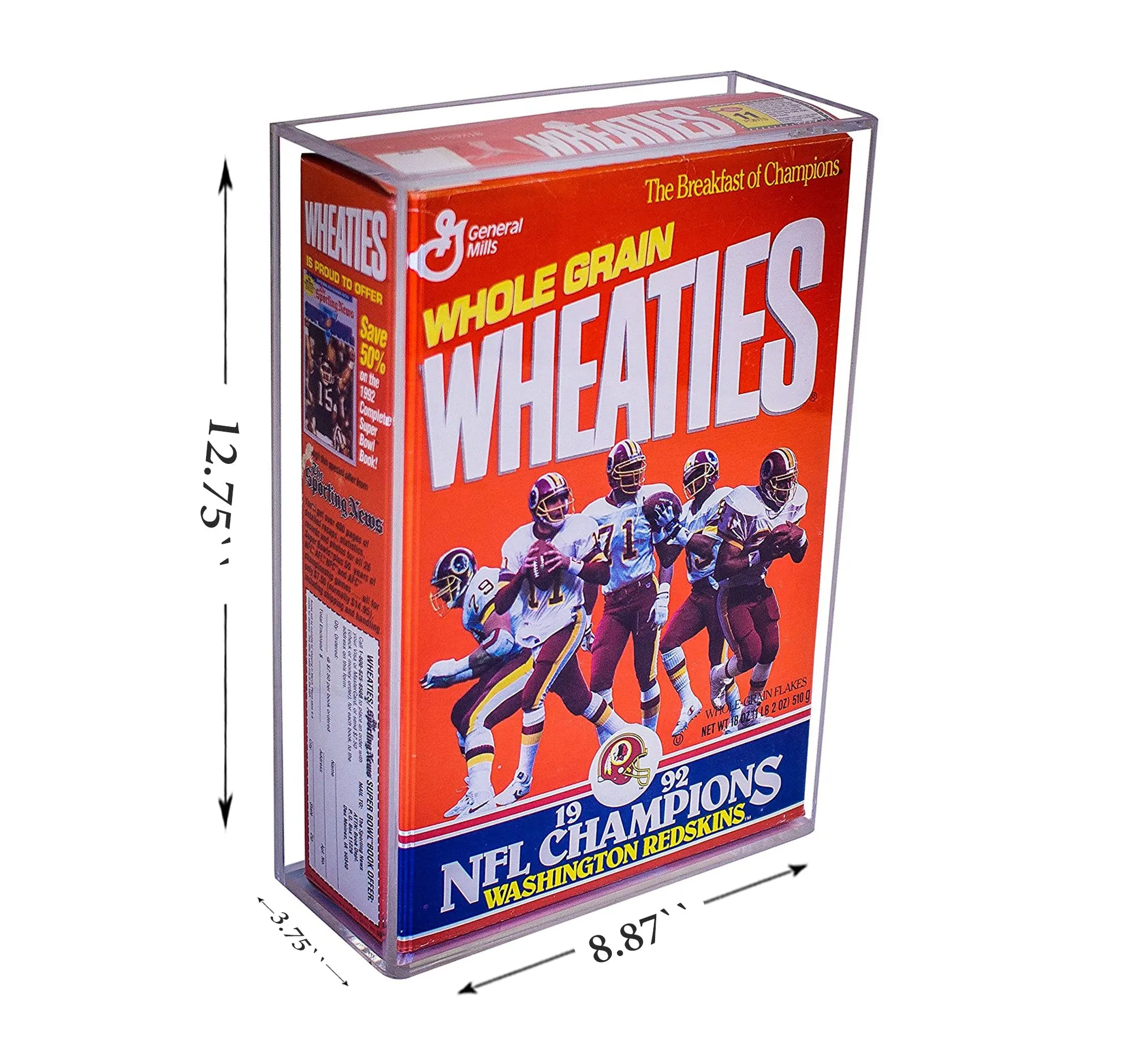 Acrylic Wheaties Cereal Box Display Case (A020/BK05)