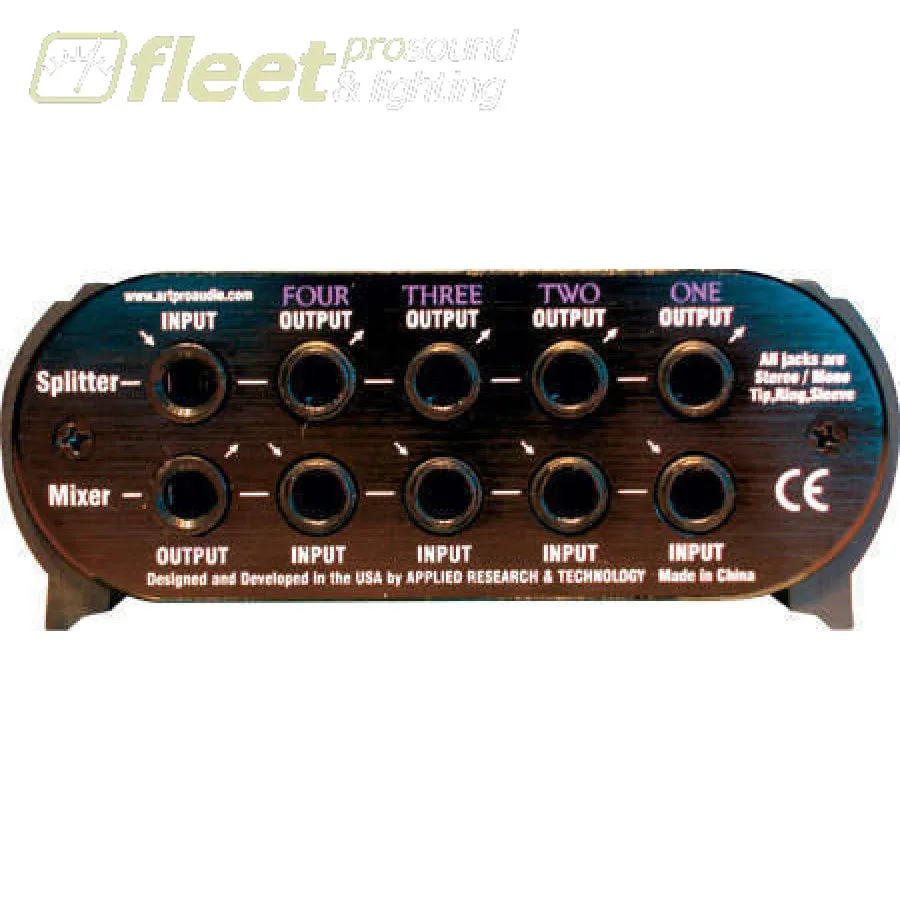 ART Pro Audio 4-Channel Splitter/Mixer - SPLITMIX4