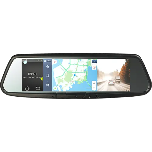 Audiovox RVM740SM - 7.8" Android Based Smart Touch-Free Bluetooth Rearview Mirror DVR