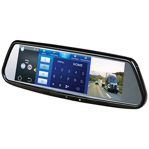 Audiovox RVM740SM - 7.8" Android Based Smart Touch-Free Bluetooth Rearview Mirror DVR