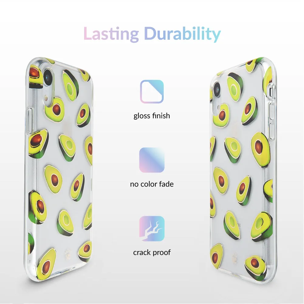 Avocado Clear iPhone Case