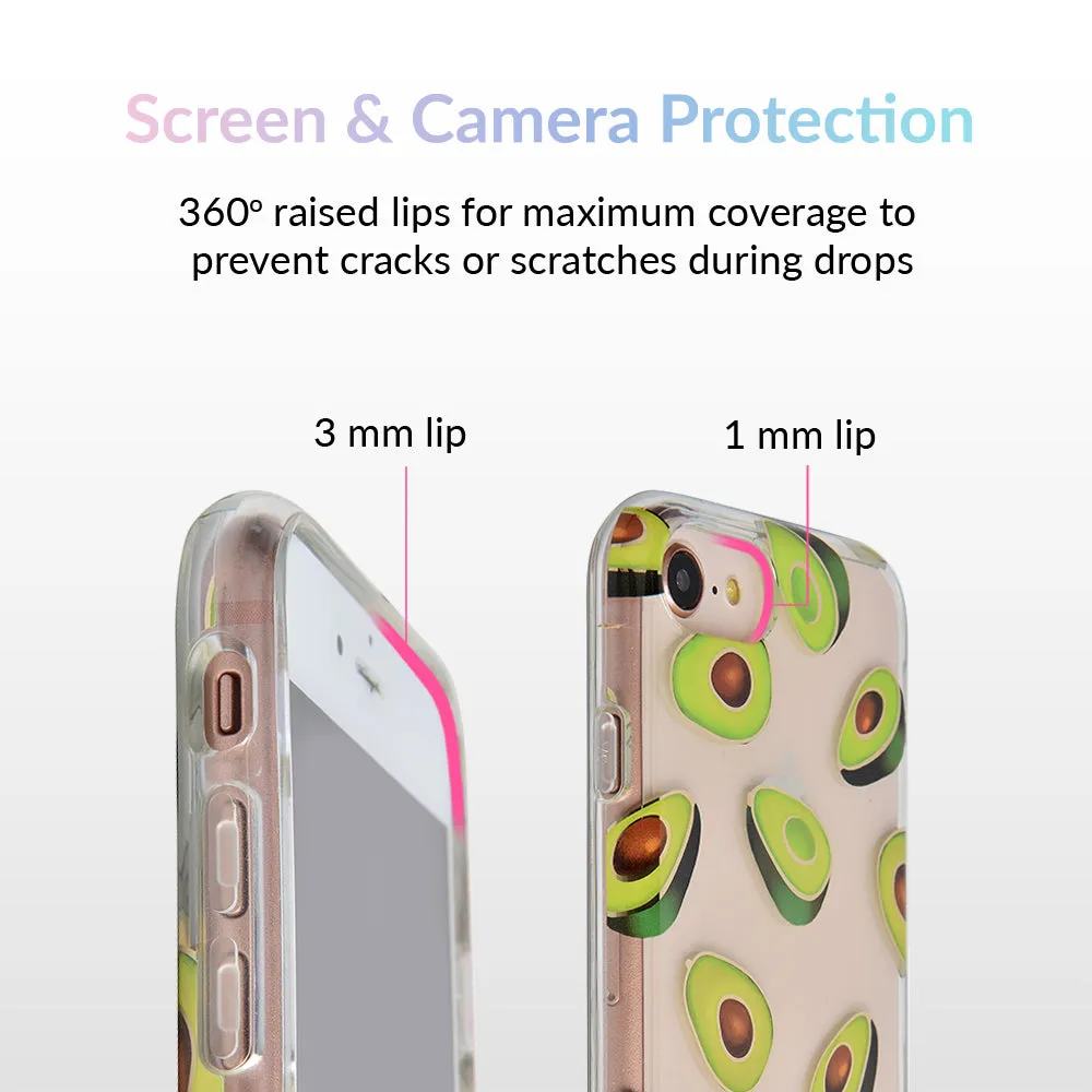 Avocado Clear iPhone Case