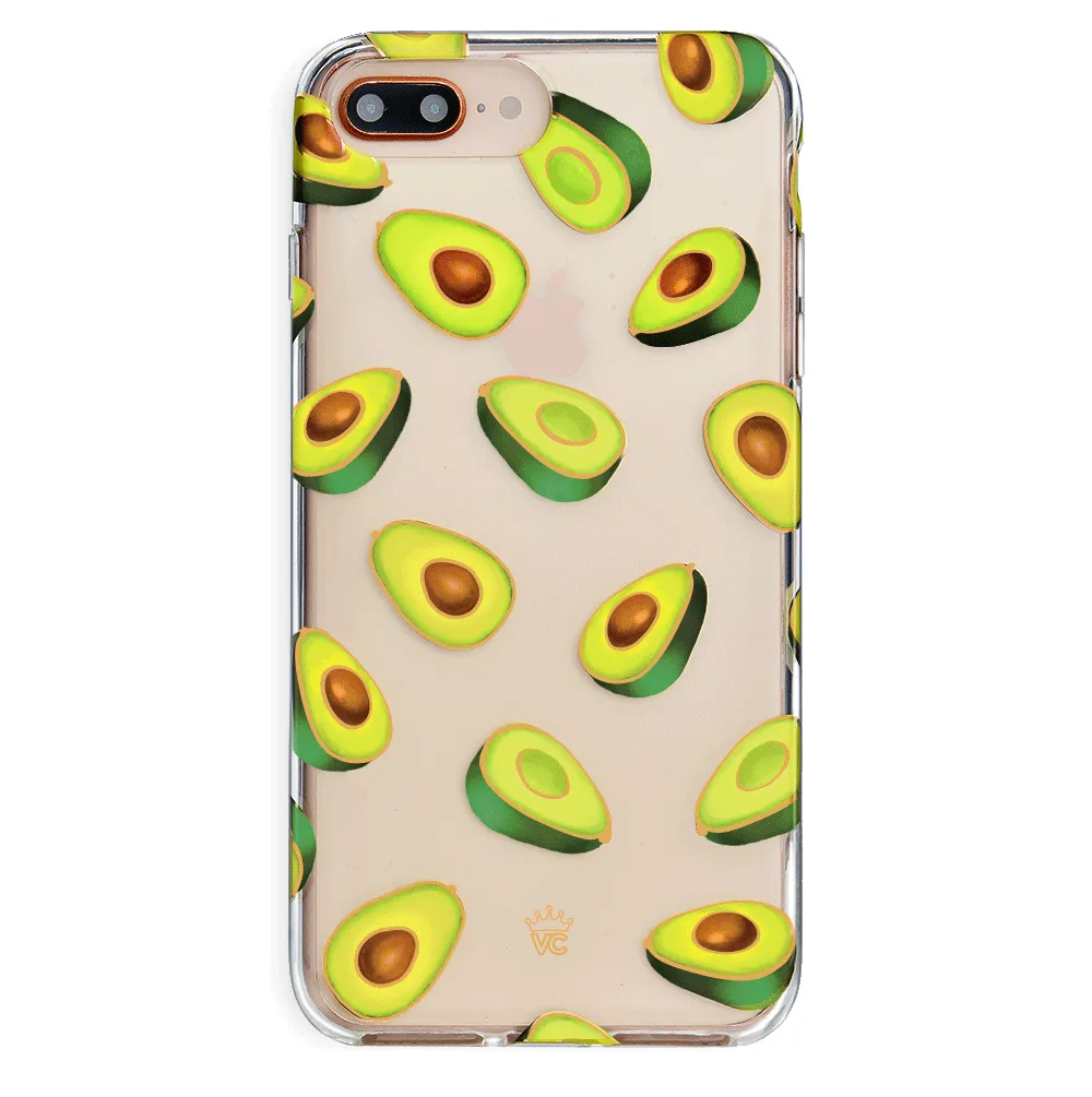 Avocado Clear iPhone Case