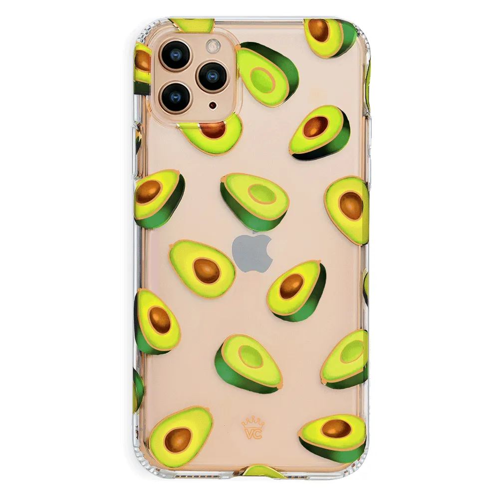 Avocado Clear iPhone Case