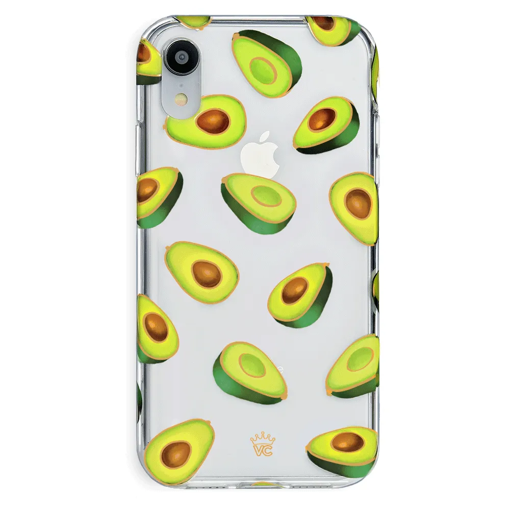 Avocado Clear iPhone Case