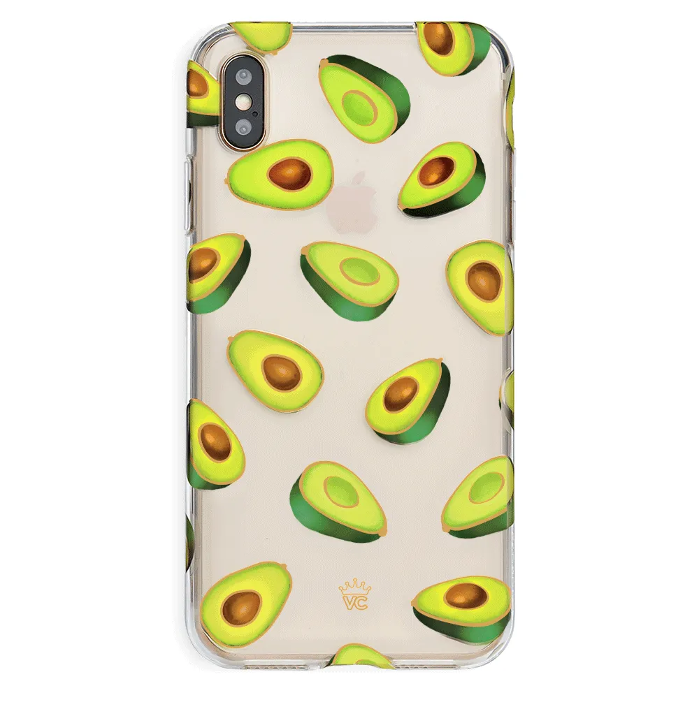 Avocado Clear iPhone Case