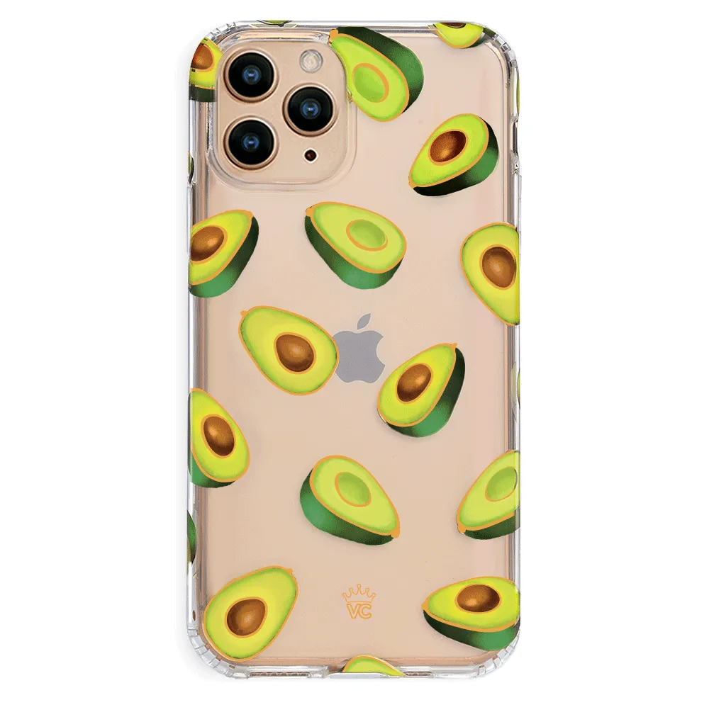 Avocado Clear iPhone Case