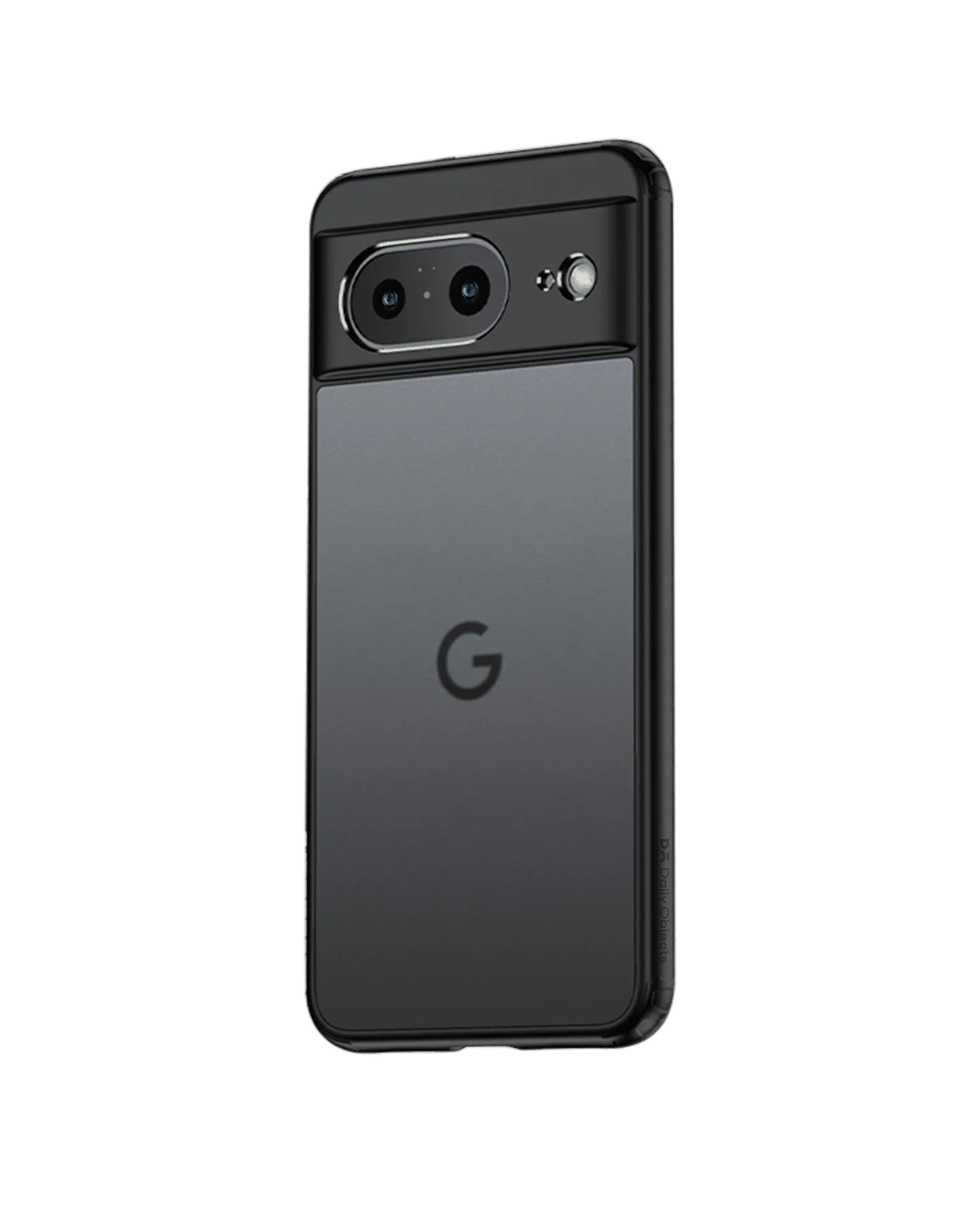 Black Frosted Clear Case Cover For Google Pixel 8