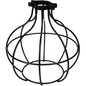 Black Sphere Style Premium Light Bulb Cage