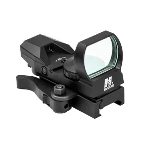 Blue Reflex Sight - 4 Reticles, QR Mount, Black, Blue