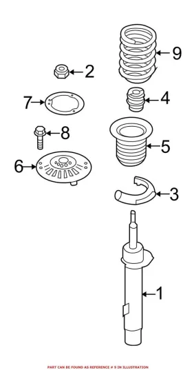 BMW Coil Spring – Front 31336851924