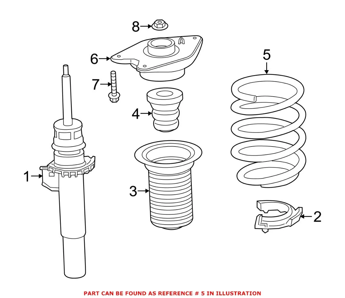 BMW Coil Spring – Front 31336867118