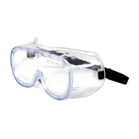 Bouton Optical 248-5290-300B Non-Vented Goggle with Clear Blue Body, Clear Lens and Anti-Scratch Coating