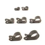 Cable Clamp 3/8" ID 100 Lot  Black Plastic