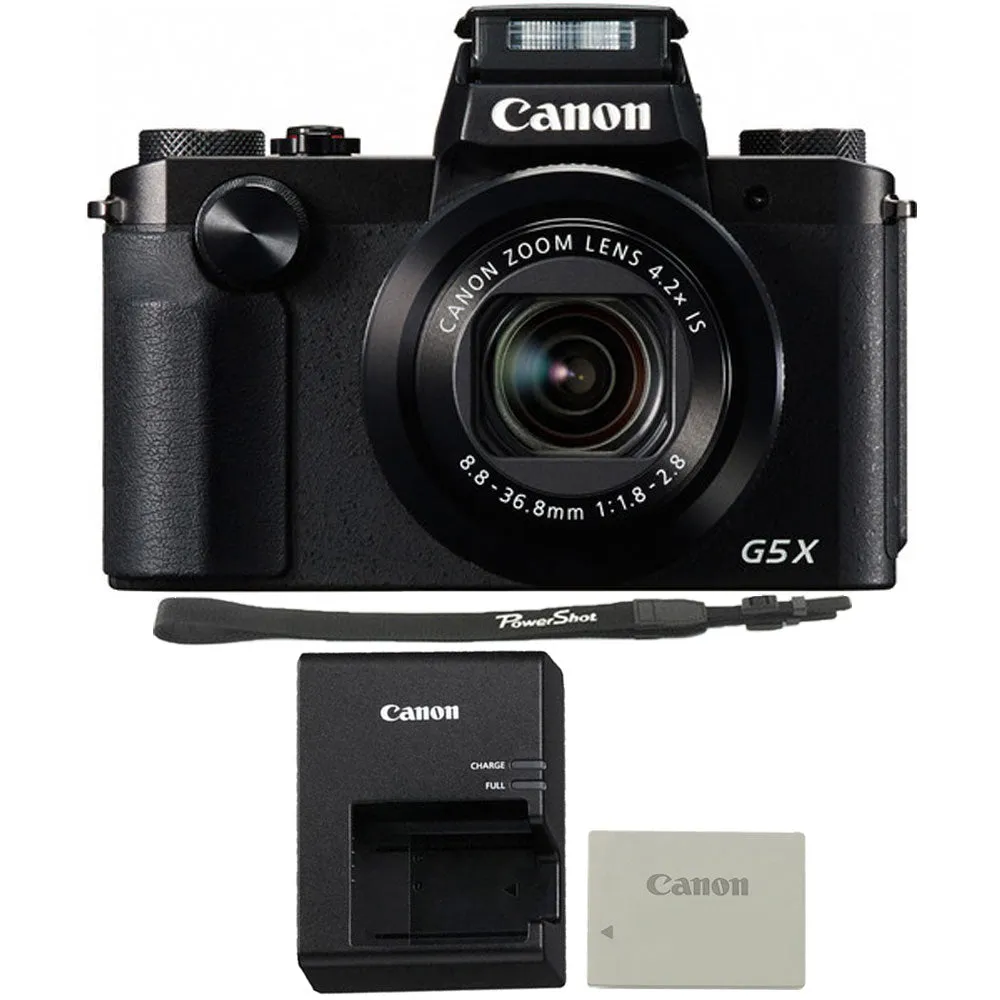 Canon PowerShot G5 X 20.2MP Digital Camera 4.2x Zoom Full-HD WiFi Enabled