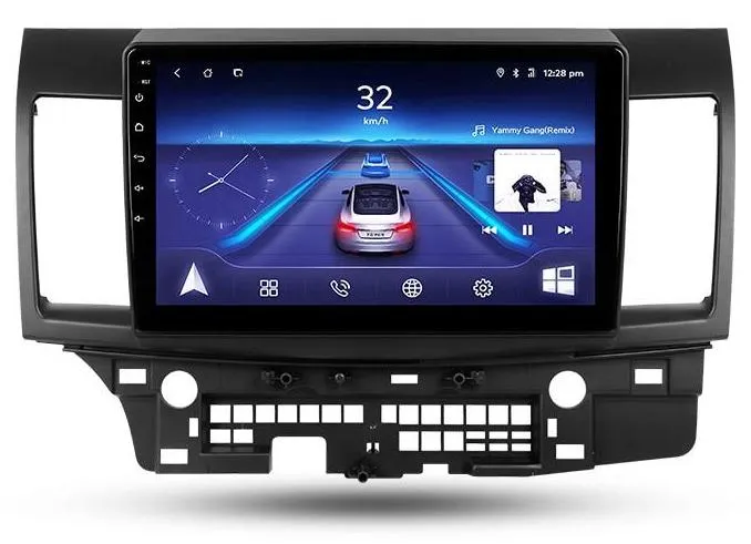 Car Dealz 10.2" Android 10.0 Mitsubishi Lancer 10 CY 2007-2012 w CAM In Dash Plus OEM Fascia