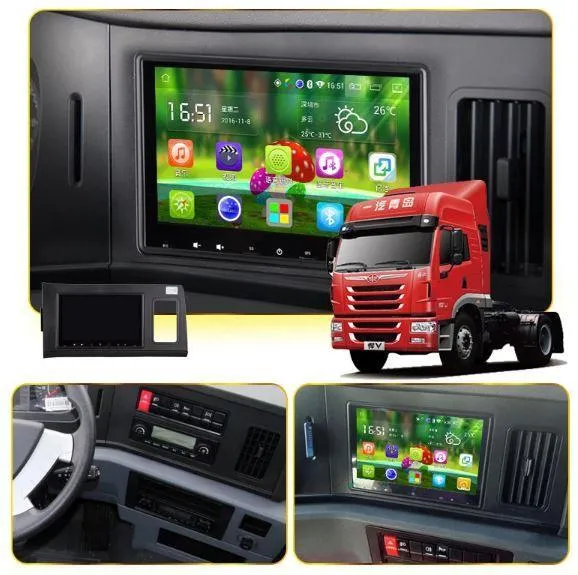 Car Dealz 9" Android 10.0 Truck Bus Van Heavy Vehicle Navigation w CAM In Dash