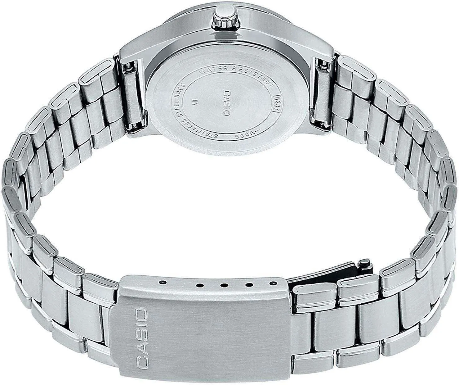 Casio MTP-V006D-2B Silver Stainless Watch for Men