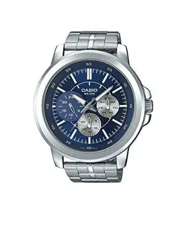 Casio MTP-X300D-2EVD Silver Stainless Steel Watch for Men