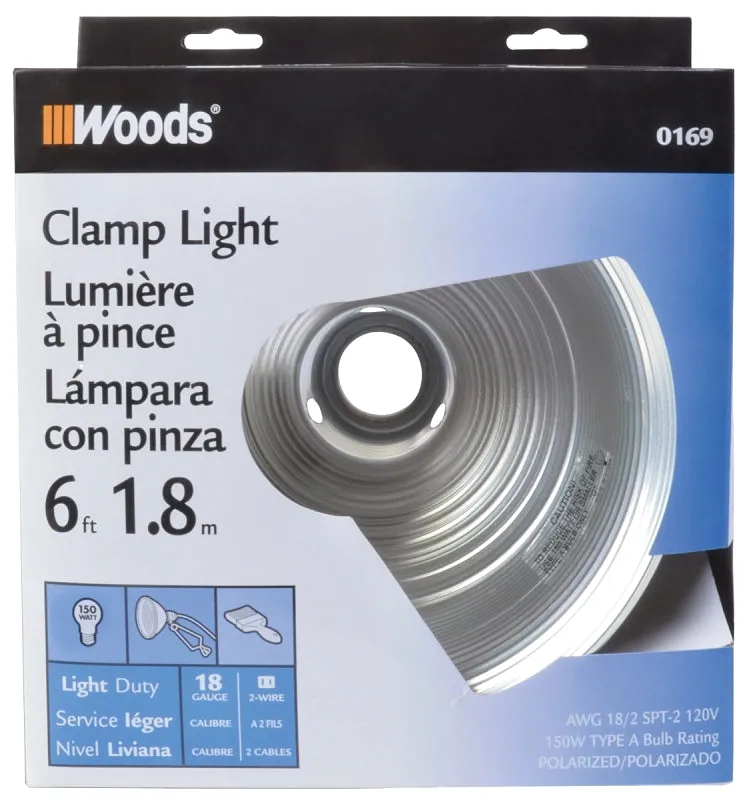 CCI 0169 Clamp Light, Incandescent Lamp :EA: QUANTITY: 1