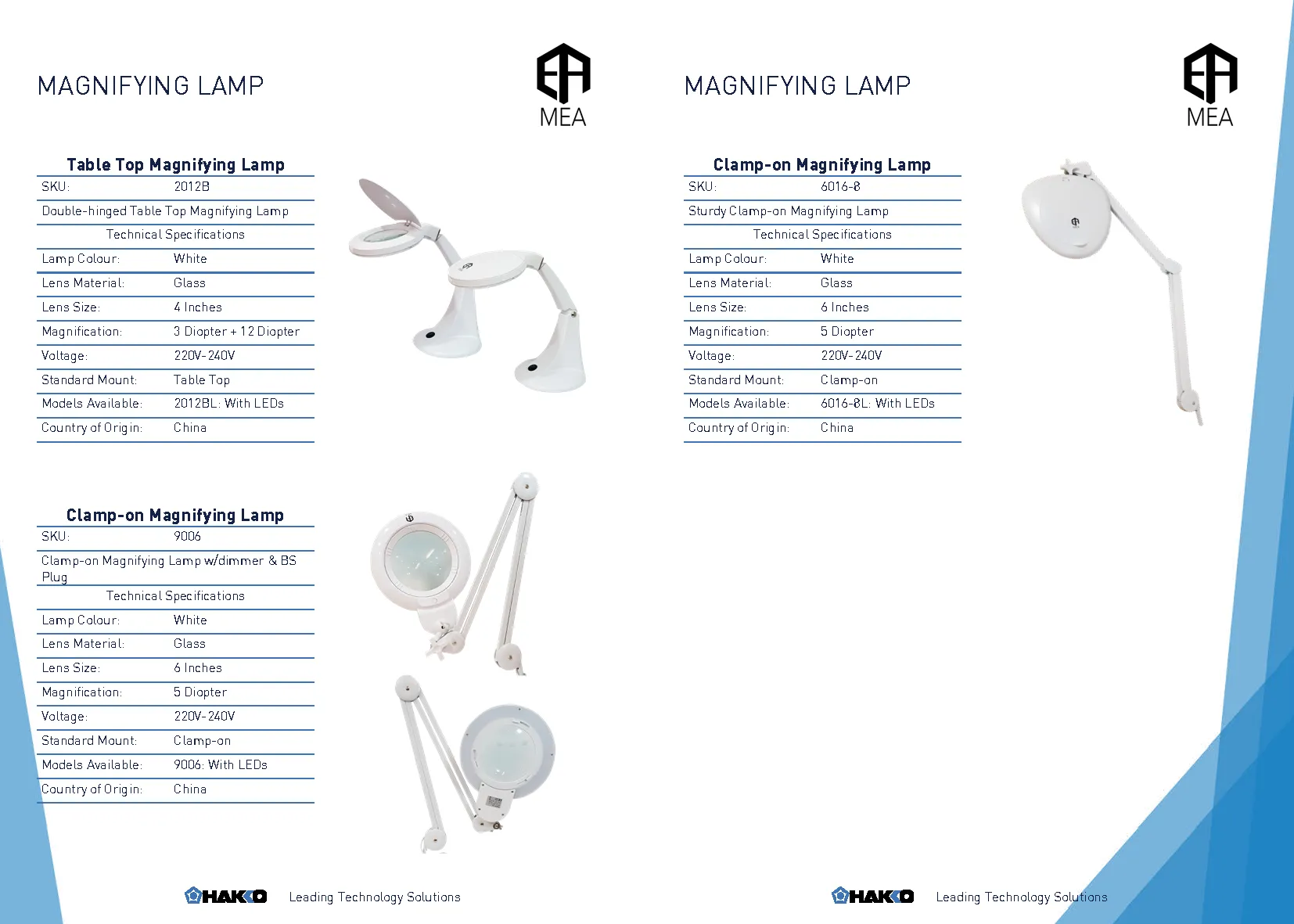 Clamp-On Magnifying Lamp