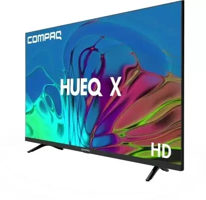 Compaq 80 cm (32 inches) HUEQ X Series HD Ready CQ32HDWCL Smart LED TV (Black)