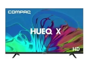 Compaq 80 cm (32 inches) HUEQ X Series HD Ready CQ32HDWCL Smart LED TV (Black)