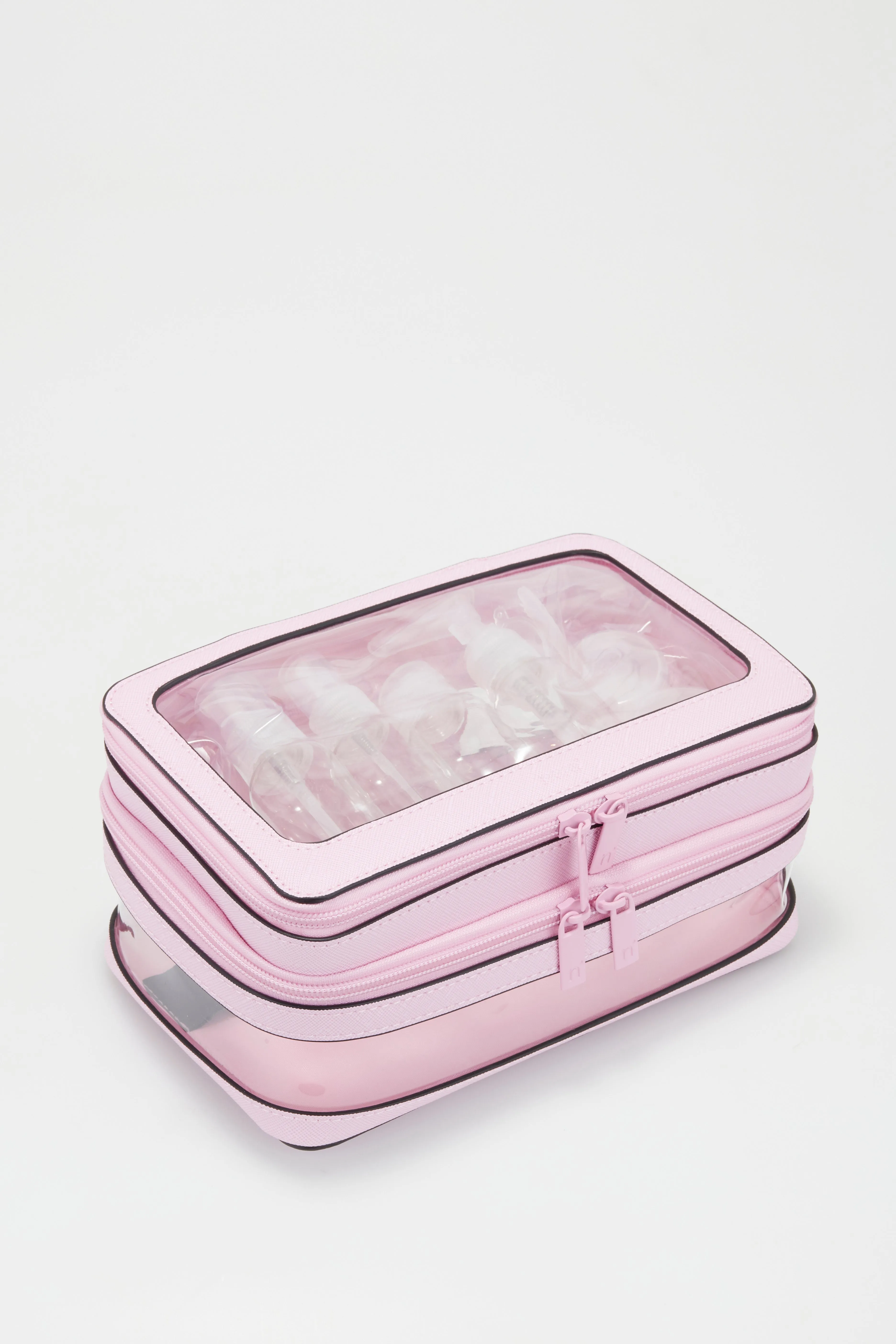 Cosmetic Case with Travel Bottles