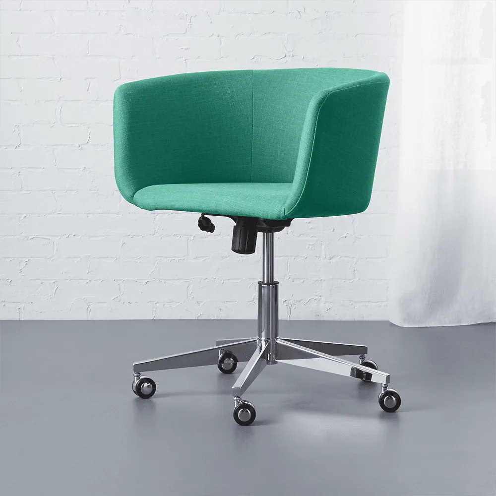 Coup Teal Office Chair